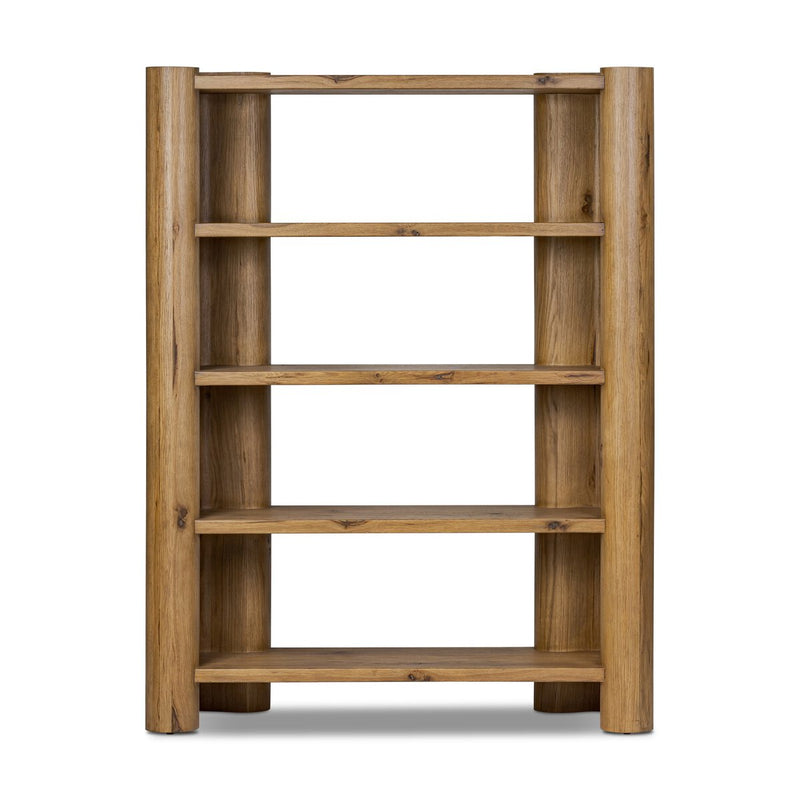 Zealand Bookcase - Worn Oak Veneer