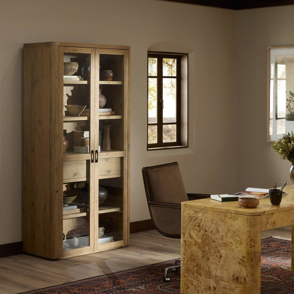 Stanton Cabinet - Aged Smoked Oak Veneer