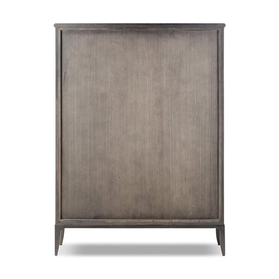 Alden Cabinet - Worn Black Oak Veneer