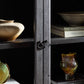 Alden Cabinet - Worn Black Oak Veneer