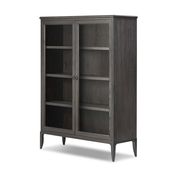 Alden Cabinet - Worn Black Oak Veneer