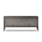 Alden Media Console - Worn Black Oak Veneer