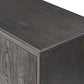 Alden Media Console - Worn Black Oak Veneer