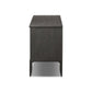 Alden Media Console - Worn Black Oak Veneer