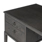 Alden Desk - Worn Black Oak Veneer