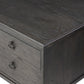 Alden Desk - Worn Black Oak Veneer