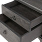 Alden Desk - Worn Black Oak Veneer