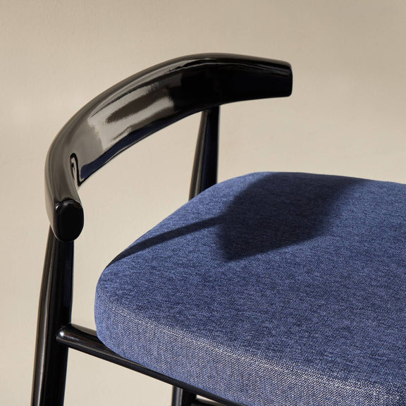 Shaza Stool - Sutton Navy