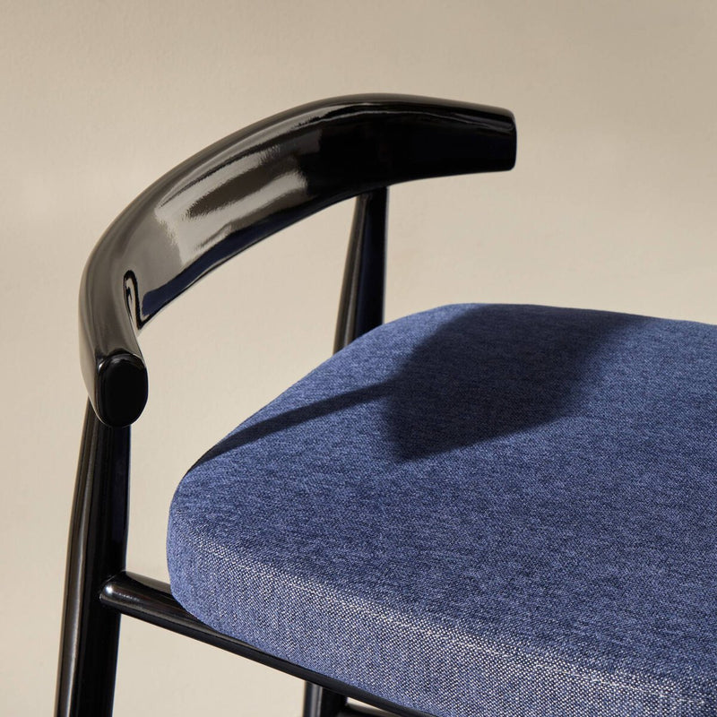 Shaza Stool - Sutton Navy