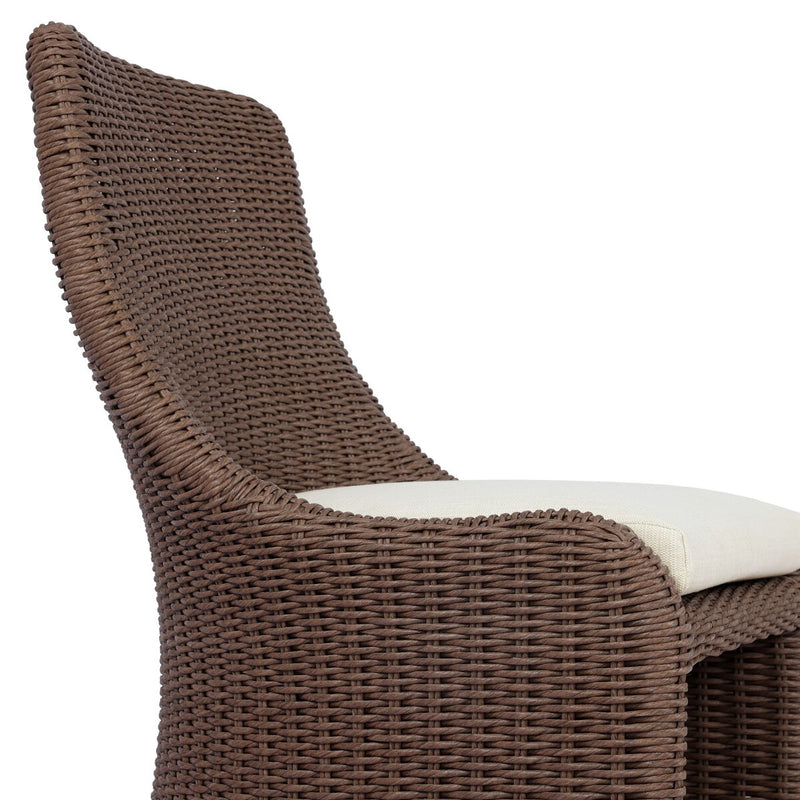 Blaire Outdoor Dining Chair - Tanned Weave