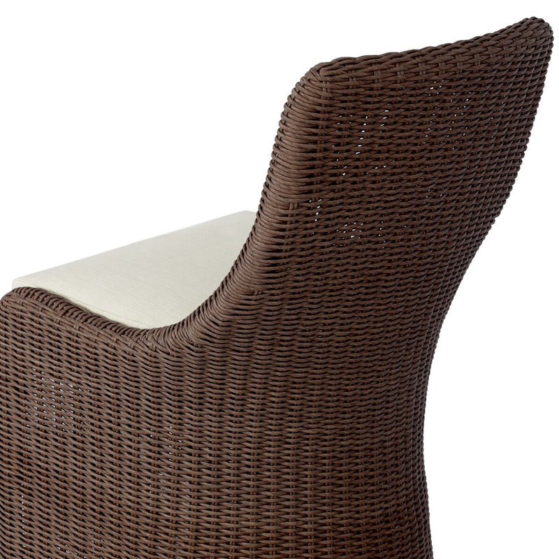 Blaire Outdoor Dining Chair - Tanned Weave