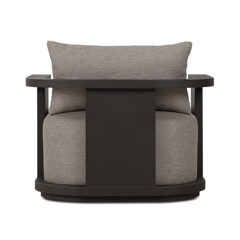 Tahana Outdoor Metal Swivel Chair - Casa Grey