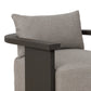 Tahana Outdoor Metal Swivel Chair - Casa Grey