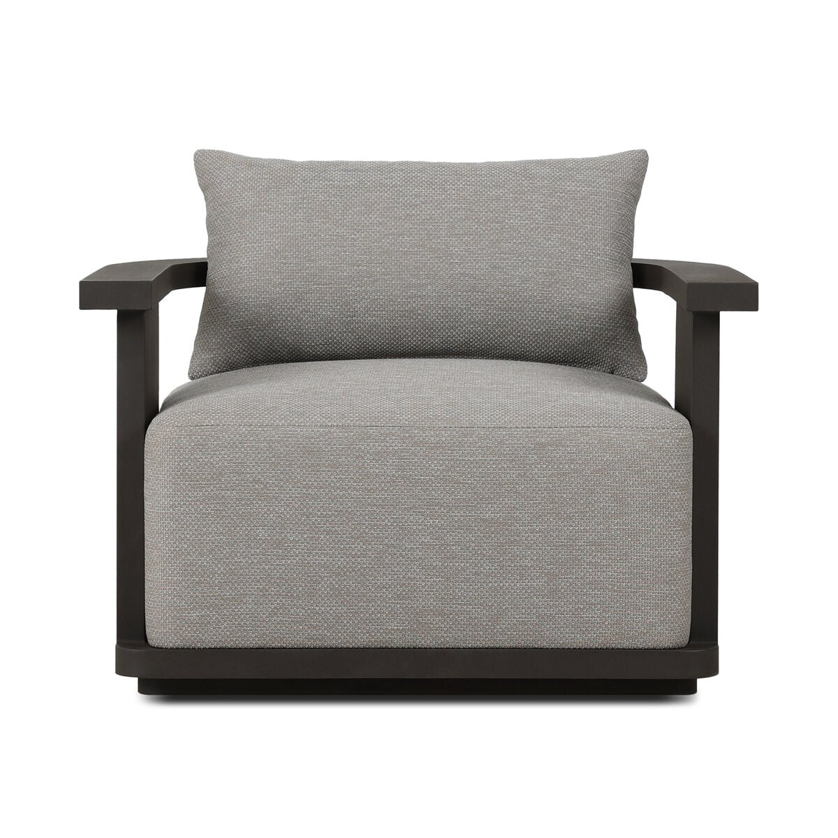Tahana Outdoor Metal Swivel Chair - Casa Grey