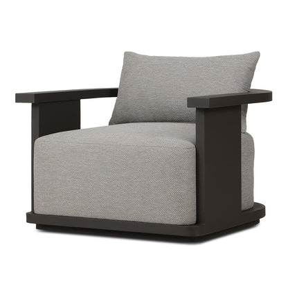 Tahana Outdoor Metal Swivel Chair - Casa Grey