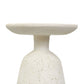 Ramara Outdoor Nesting End Table - Aged White Concrete
