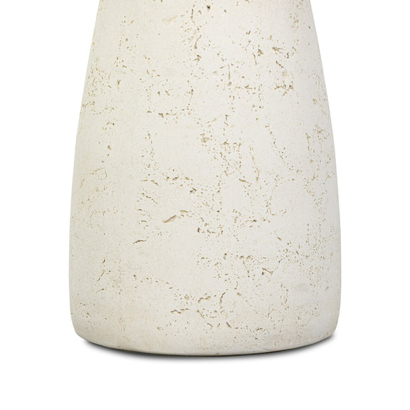 Ramara Outdoor Nesting End Table - Aged White Concrete