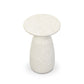 Ramara Outdoor Nesting End Table - Aged White Concrete