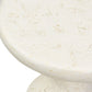 Ramara Outdoor Nesting End Table - Aged White Concrete