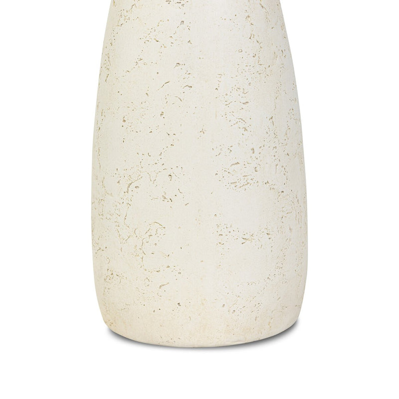Ramara Outdoor Nesting End Table - Aged White Concrete