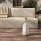 Ramara Outdoor Nesting End Table - Aged White Concrete