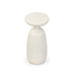 Ramara Outdoor Nesting End Table - Aged White Concrete