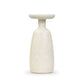 Ramara Outdoor Nesting End Table - Aged White Concrete