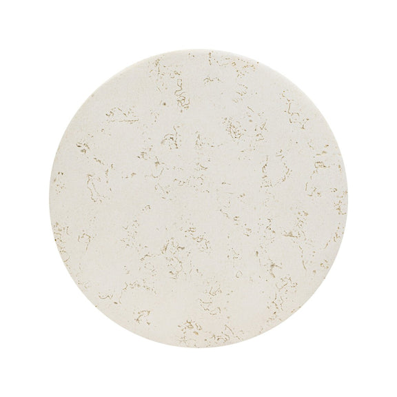 Ramara Outdoor Nesting End Table - Aged White Concrete