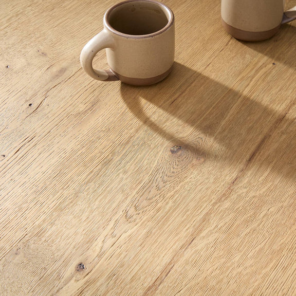 Barto Dining Table - Aged Smoked Oak Veneer
