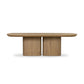 Barto Dining Table - Aged Smoked Oak Veneer