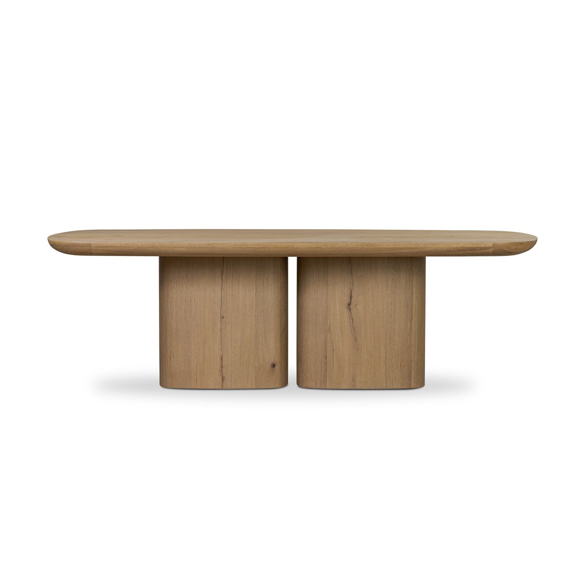 Barto Dining Table - Aged Smoked Oak Veneer