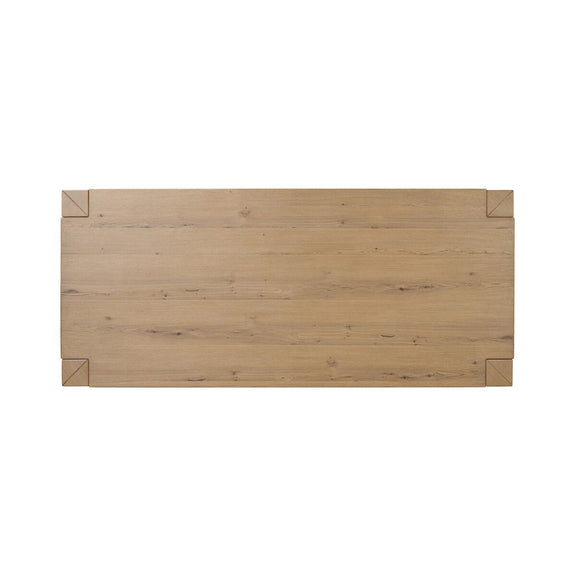Emmer Dining Table - Aged Smoked Oak