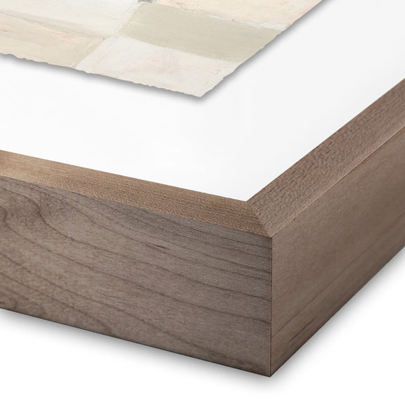 Layered Landscape I Love by Elizabeth Sheppell - Rustic Walnut