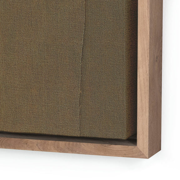 Broken Alphabet by Karen Covey - Rustic Walnut