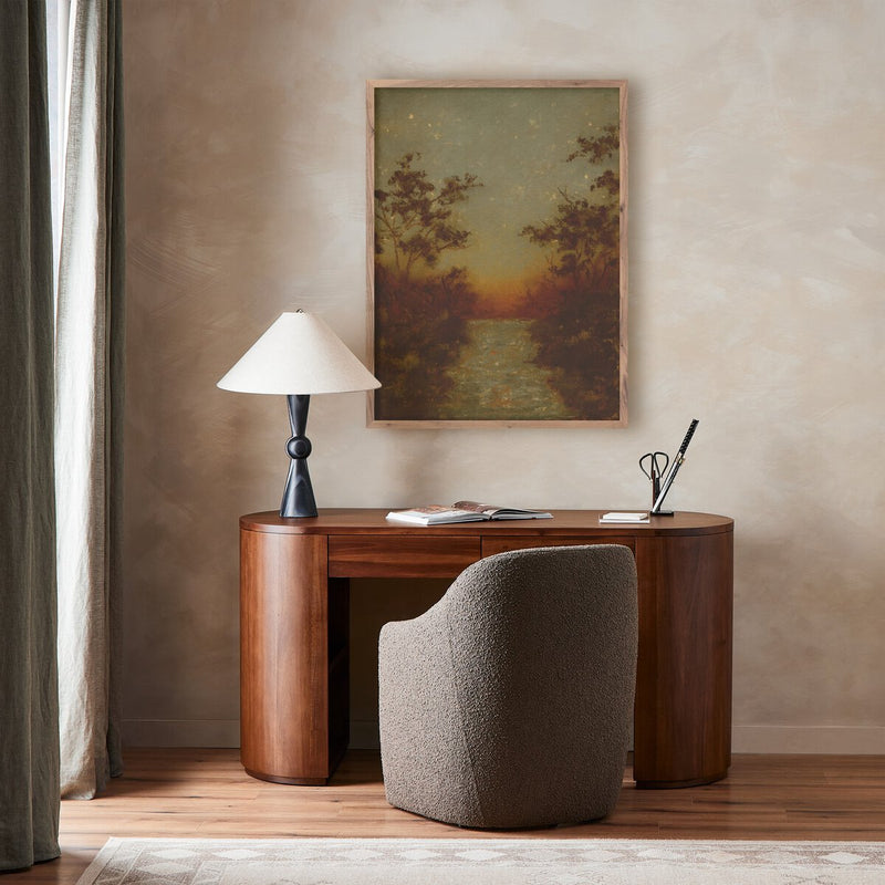 by Starlight by Lina Gordievsky - Rustic Walnut