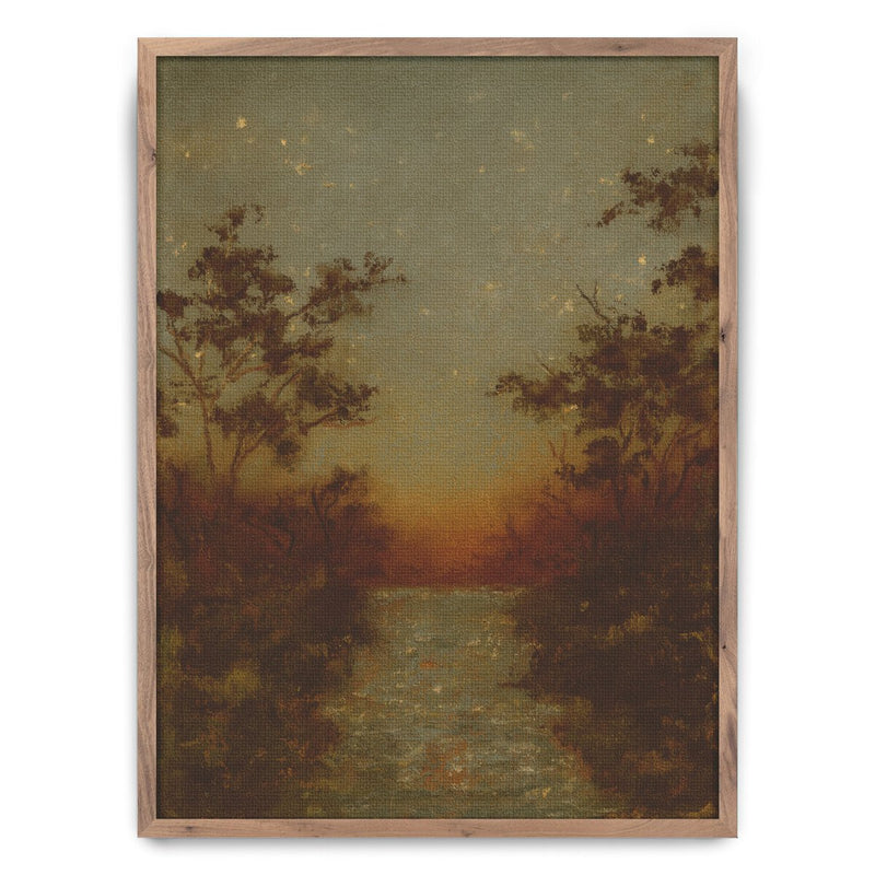 by Starlight by Lina Gordievsky - Rustic Walnut