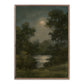 Pearl Moon by Lina Gordievsky - Rustic Walnut