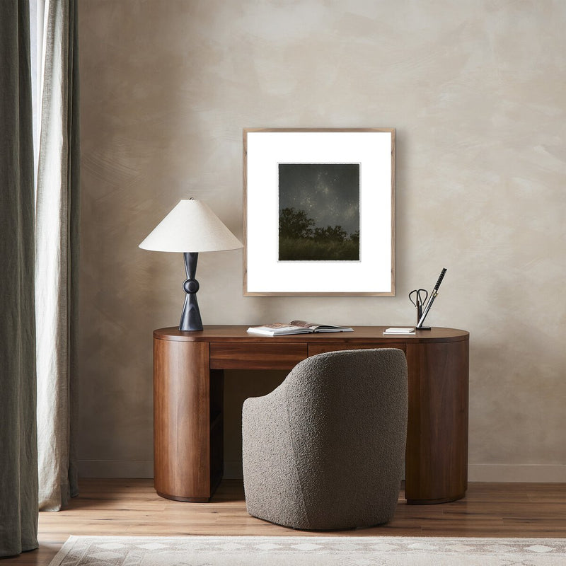 Seeds Of Light II by Lina Gordievsky - Rustic Walnut