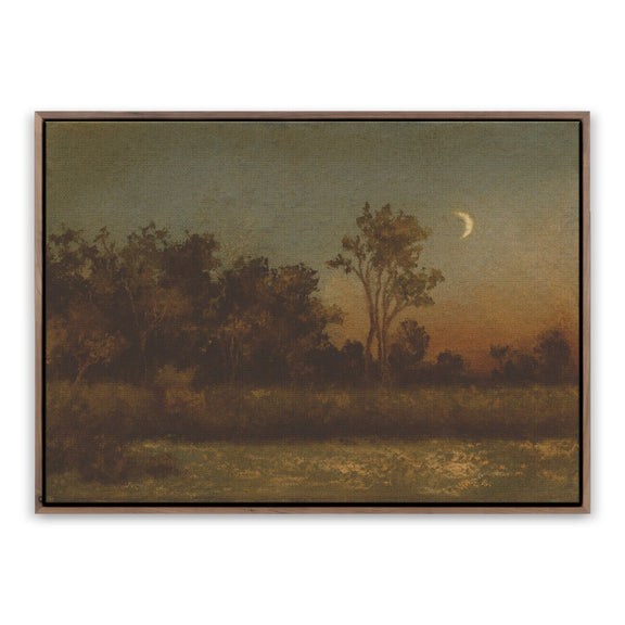 Still Of The Night by Lina Gordievsky - Rustic Walnut