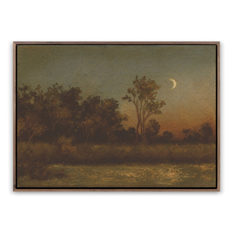 Still Of The Night by Lina Gordievsky - Rustic Walnut