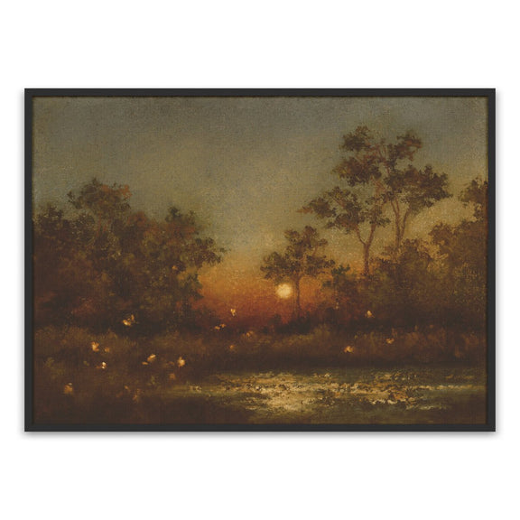 Sunlit Oasis by Lina Gordievsky - Black Maple