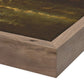 Sunlit Oasis by Lina Gordievsky - Rustic Walnut