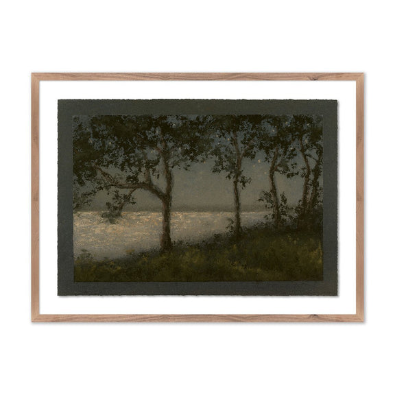 The Night Is Bright by Lina Gordievsky - Rustic Walnut