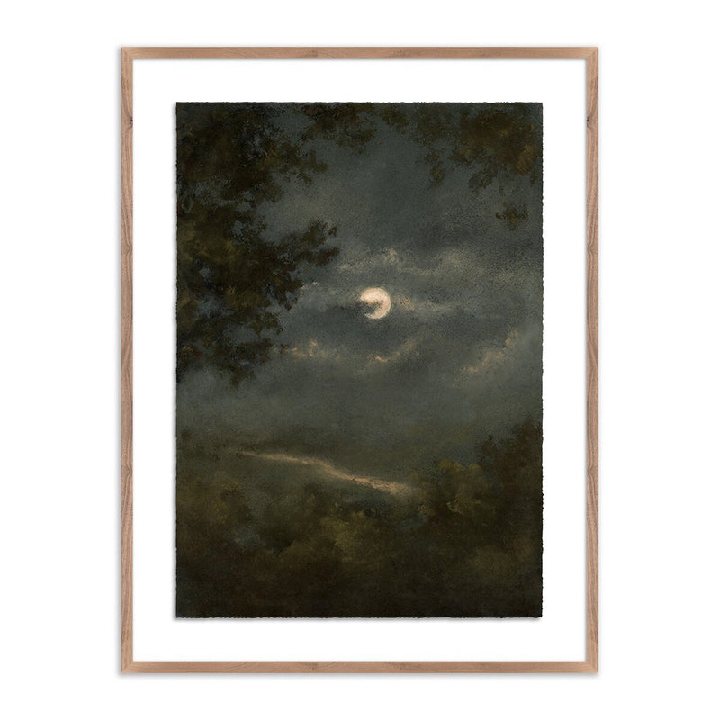 The Night Is Young by Lina Gordievsky - Rustic Walnut