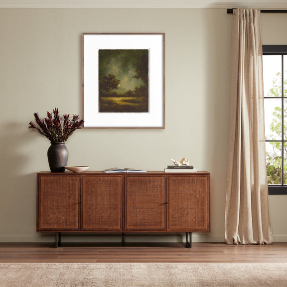 Mystique Of Nightfall by Lina Gordievsky - Rustic Walnut