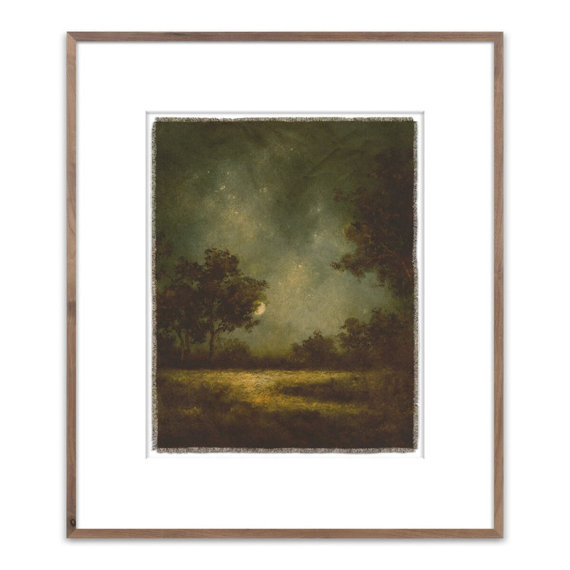 Mystique Of Nightfall by Lina Gordievsky - Rustic Walnut