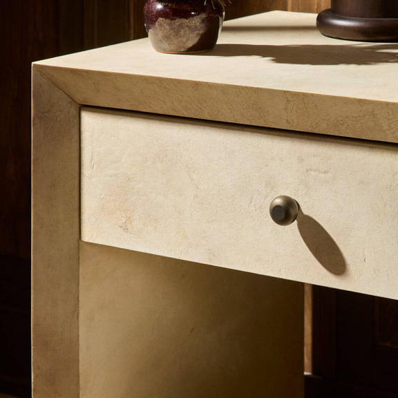 Dolly Nightstand - Light Natural Vellum