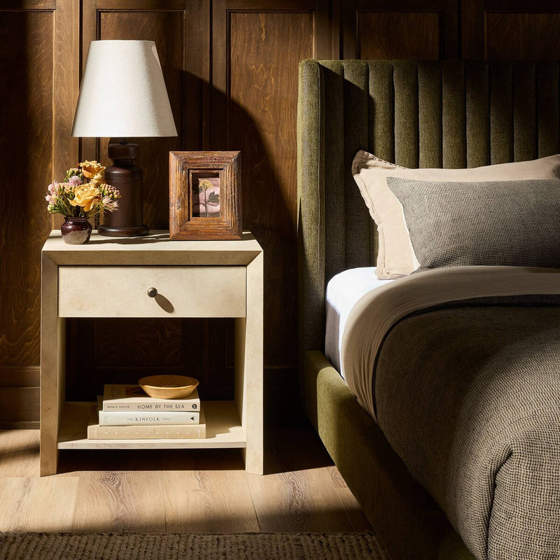 Dolly Nightstand - Light Natural Vellum