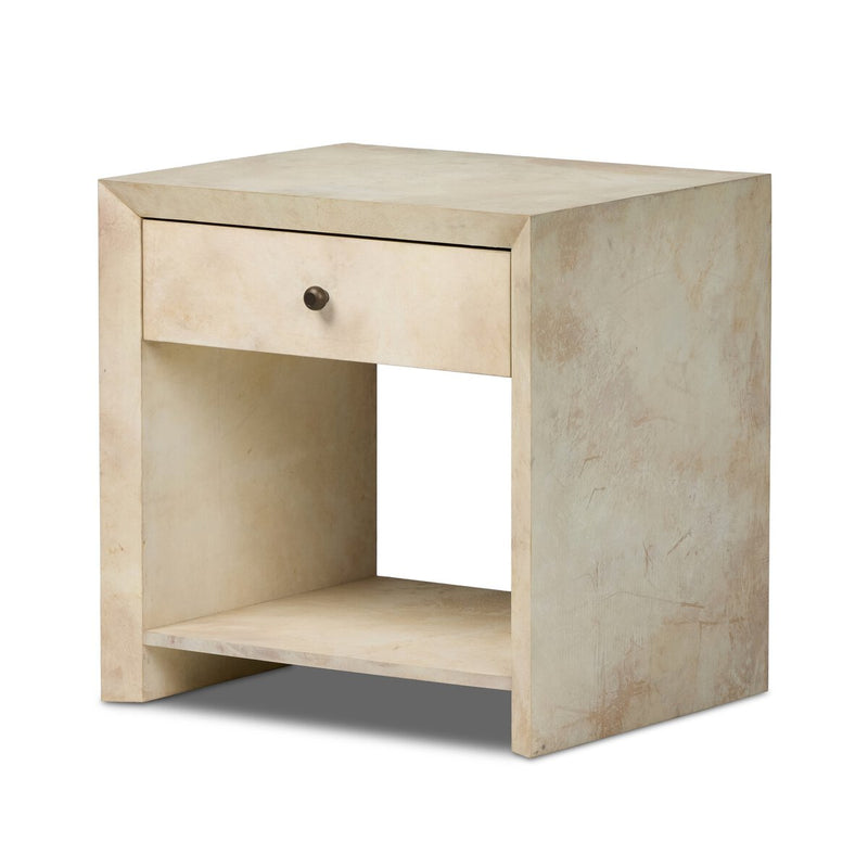 Dolly Nightstand - Light Natural Vellum