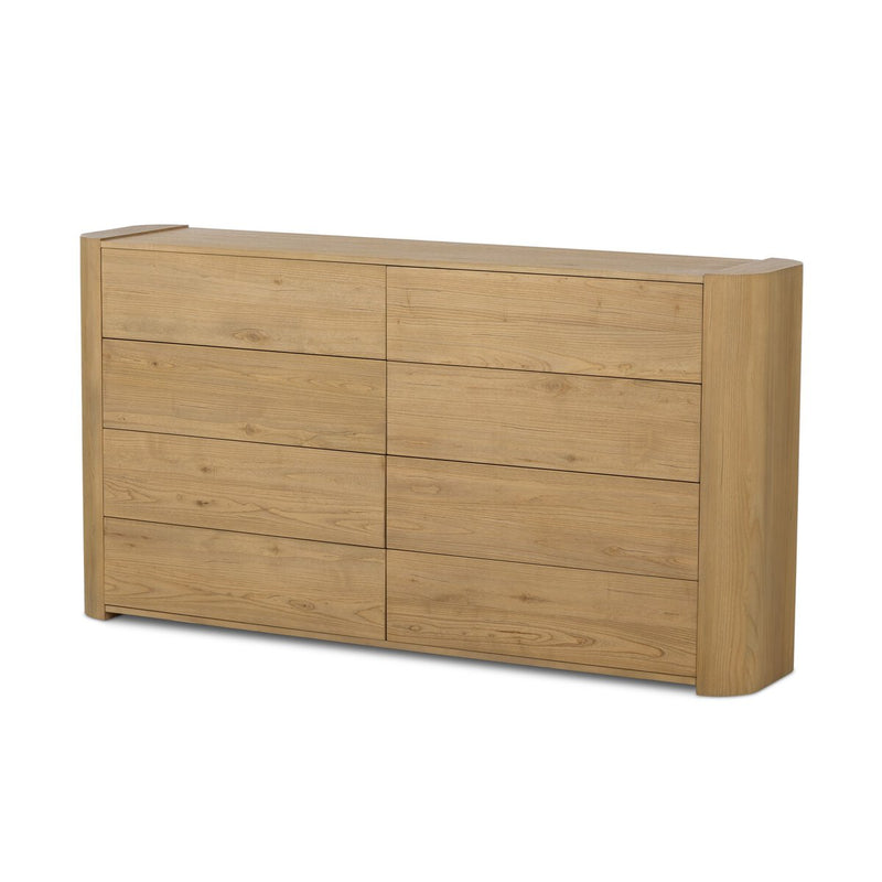 Radius 8 Drawer Dresser - Light Blonde Sungkai Veneer